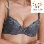 Simone Perele Kiss Push Up Bra 15F340-Bras-Simone Perele-Grey-34-B-Anna Bella Fine Lingerie, Reveal Your Most Gorgeous Self!