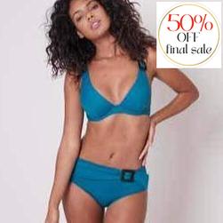 Simone Perele Loulou Retro Brief 1DDB73-Swimwear-Simone Perele-Zellige Blue-Small (2)-Anna Bella Fine Lingerie, Reveal Your Most Gorgeous Self!