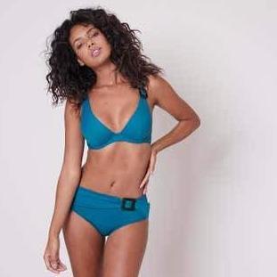 Simone Perele Loulou Underwire Bikini Top 1DDB41-Anna Bella Fine Lingerie-Zellige Blue-36-C