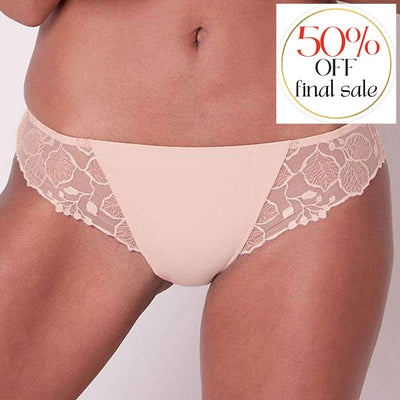 Simone Perele Lumineuse Bikini 13L720-Panties-Simone Perele-Petal Powder-XSmall-Anna Bella Fine Lingerie, Reveal Your Most Gorgeous Self!