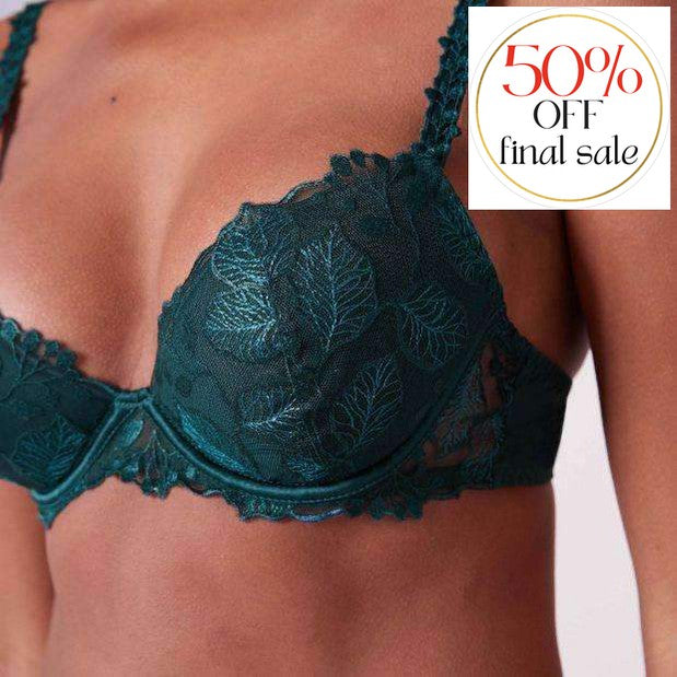 Simone Perele Lumineuse Push Up Bra 13L340-Anna Bella Fine Lingerie-Peacock-30-D