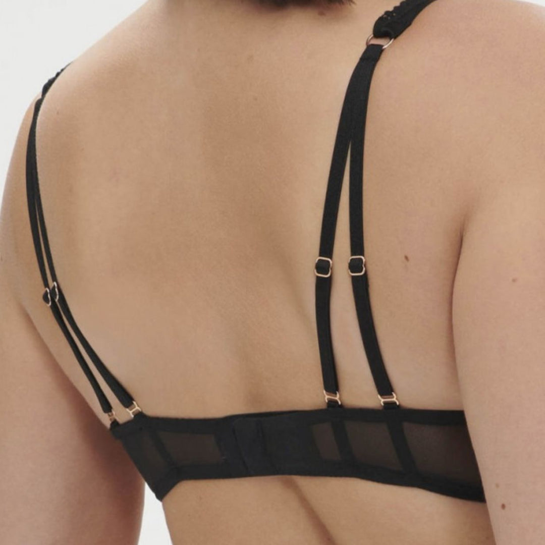 Simone Perele Mystic Push-Up Bra 1D3340 in Black-Bras-Simone Perele-Black-32-B-Anna Bella Fine Lingerie, Reveal Your Most Gorgeous Self!
