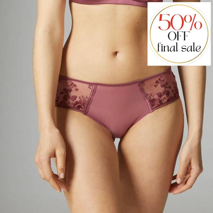 Simone Perele Orphee Boyshort in Rosa Diva 15S630-Panties-Simone Perele-Rosa Diva-XSmall-Anna Bella Fine Lingerie, Reveal Your Most Gorgeous Self!