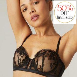 Simone Perele Orphee Demi Bra in Black 15S330-Anna Bella Fine Lingerie-Black-32-B