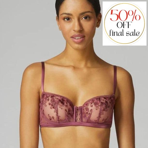 Simone Perele Orphee Demi Bra in Rosa Diva 15S330-Bras-Simone Perele-Rosa Diva-32-B-Anna Bella Fine Lingerie, Reveal Your Most Gorgeous Self!