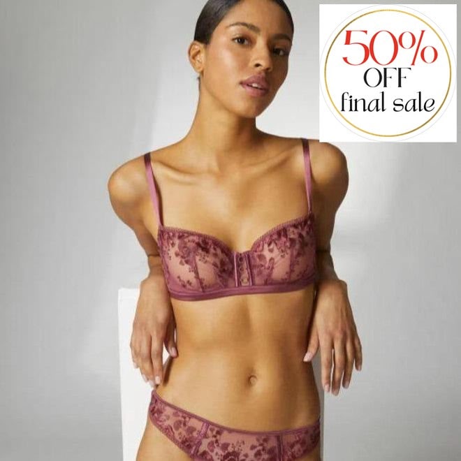 Simone Perele Orphee Demi Bra in Rosa Diva 15S330-Bras-Simone Perele-Rosa Diva-32-B-Anna Bella Fine Lingerie, Reveal Your Most Gorgeous Self!