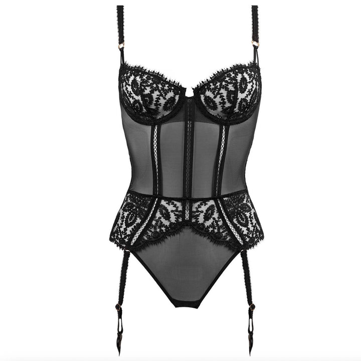 Simone Perele Précieuse Body 1G3510-Bodysuit-Simone Perele-Black-XSmall (1)-Anna Bella Fine Lingerie, Reveal Your Most Gorgeous Self!