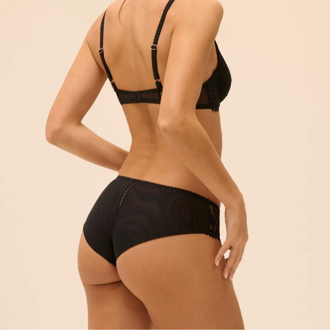 Simone Perele Précieuse Shorty 1G3630-Panties-Simone Perele-Black-XSmall-Anna Bella Fine Lingerie, Reveal Your Most Gorgeous Self!