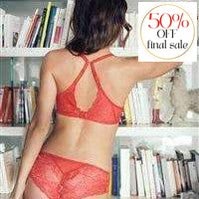 Simone Perele Promesse Boyshort 12H630-Panties-Simone Perele-Cherry-Small (2)-Anna Bella Fine Lingerie, Reveal Your Most Gorgeous Self!