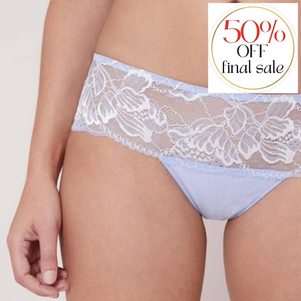 Simone Perele Promesse Boyshort 12H630-Panties-Simone Perele-Cherry-Small (2)-Anna Bella Fine Lingerie, Reveal Your Most Gorgeous Self!