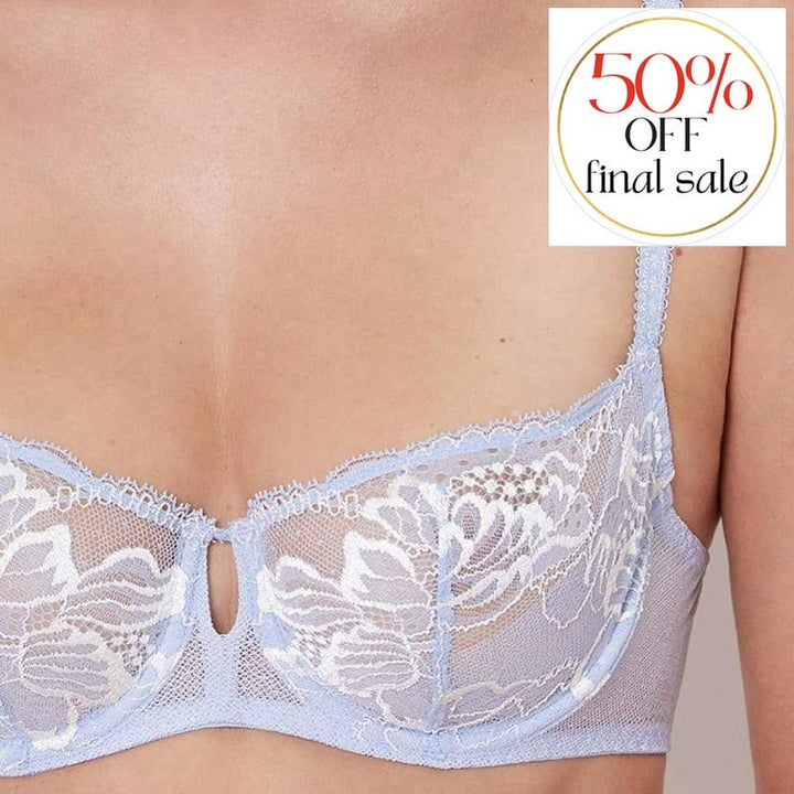 Simone Perele Promesse Demi Cup Bra 12H330-Bras-Simone Perele-Frozen-34-F-Anna Bella Fine Lingerie, Reveal Your Most Gorgeous Self!
