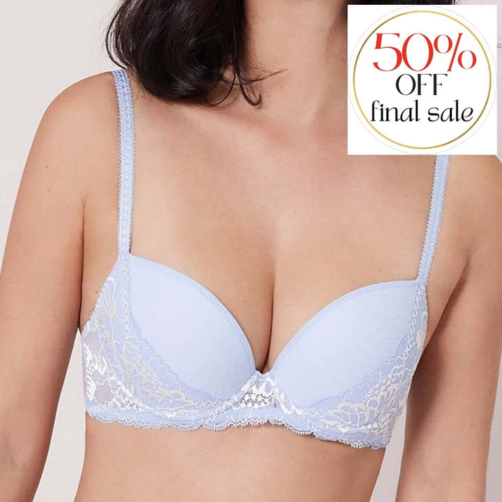 Simone Perele Promesse Push Up Bra 12h340-Bras-Simone Perele-Frozen-32-B-Anna Bella Fine Lingerie, Reveal Your Most Gorgeous Self!