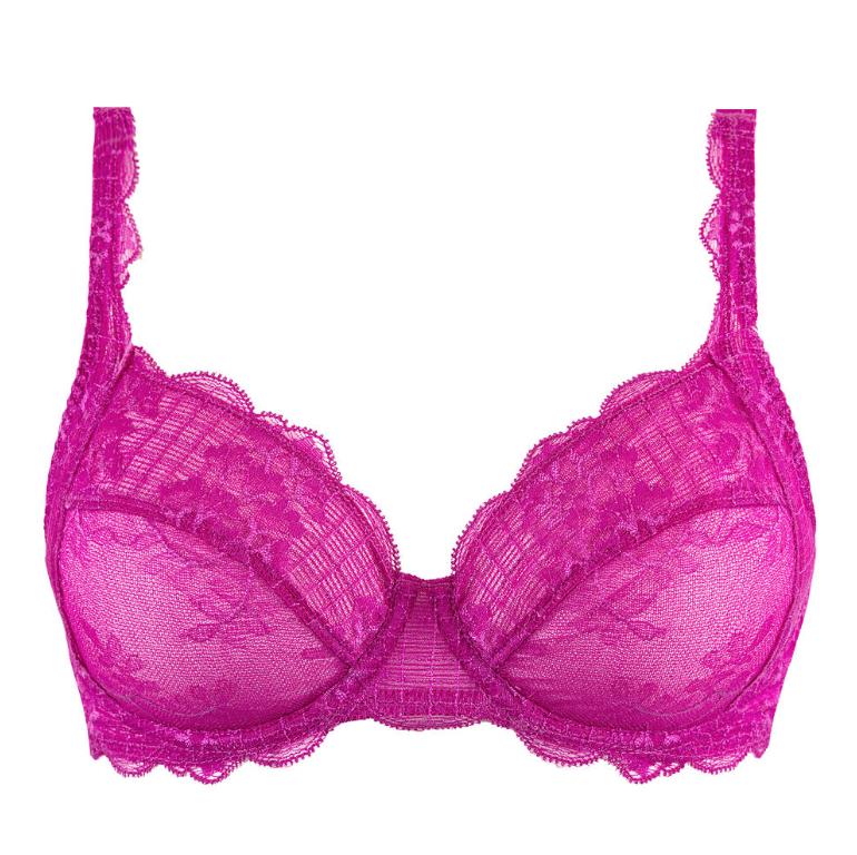 Simone Perele Reve Full Cup Bra in Azalea 12Z313-Bras-Simone Perele reve-Azalea-32-D-Anna Bella Fine Lingerie, Reveal Your Most Gorgeous Self!