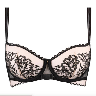Simone Perele Romance Half Cup Bra In Light Tatoo 1G2330-Anna Bella Fine Lingerie-Light Tatoo-32-B