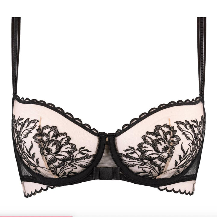 Simone Perele Romance Half Cup Bra In Light Tatoo 1G2330-Bras-Simone Perele-Light Tatoo-32-B-Anna Bella Fine Lingerie, Reveal Your Most Gorgeous Self!