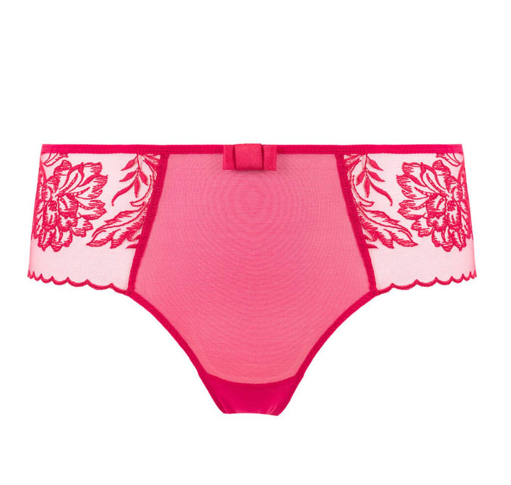 Simone Perele Romance Shorty in Cranberry 1G2630-Panties-Simone Perele-Cranberry-XSmall-Anna Bella Fine Lingerie, Reveal Your Most Gorgeous Self!