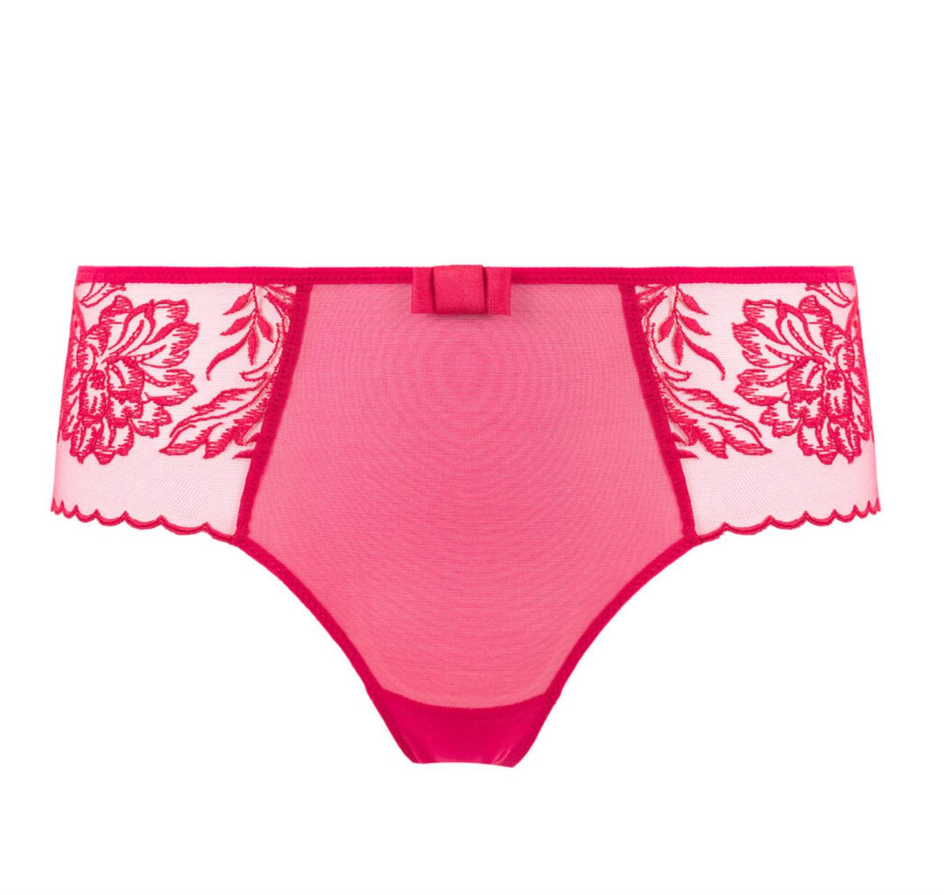 Simone Perele Romance Shorty in Cranberry 1G2630-Anna Bella Fine Lingerie-Cranberry-XSmall-