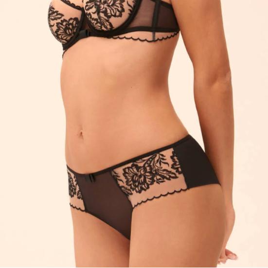 Simone Perele Romance Shorty in Light Tatoo 1G2630-Panties-Simone Perele-Light Tatoo-XSmall-Anna Bella Fine Lingerie, Reveal Your Most Gorgeous Self!