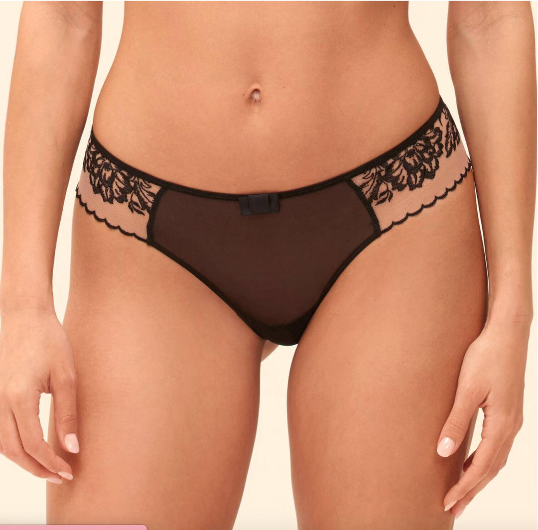 Simone Perele Romance Thong in Light Tatoo 1G2710-Panties-Simone Perele-Light Tatoo-XSmall-Anna Bella Fine Lingerie, Reveal Your Most Gorgeous Self!