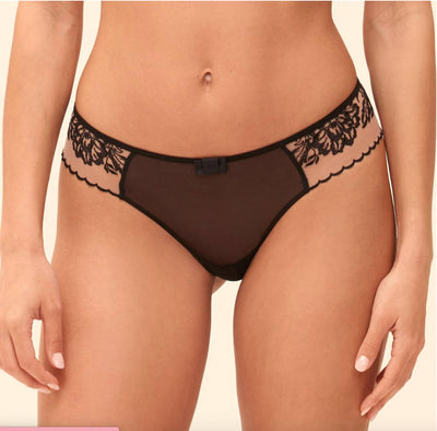 Simone Perele Romance Thong in Light Tatoo 1G2710-Anna Bella Fine Lingerie-Light Tatoo-XSmall-