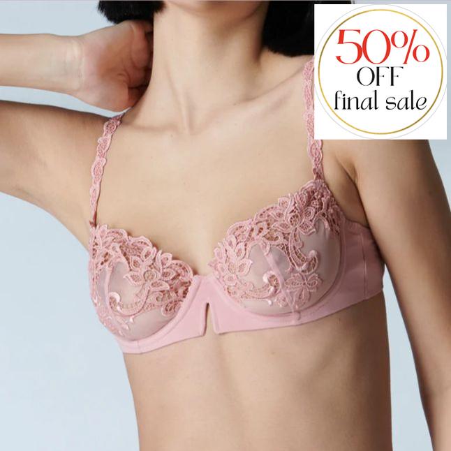 Simone Perele Saga Demi Bra 15C330 in Verona Pink-Bras-Simone Perele-Verona Pink-32-D-Anna Bella Fine Lingerie, Reveal Your Most Gorgeous Self!