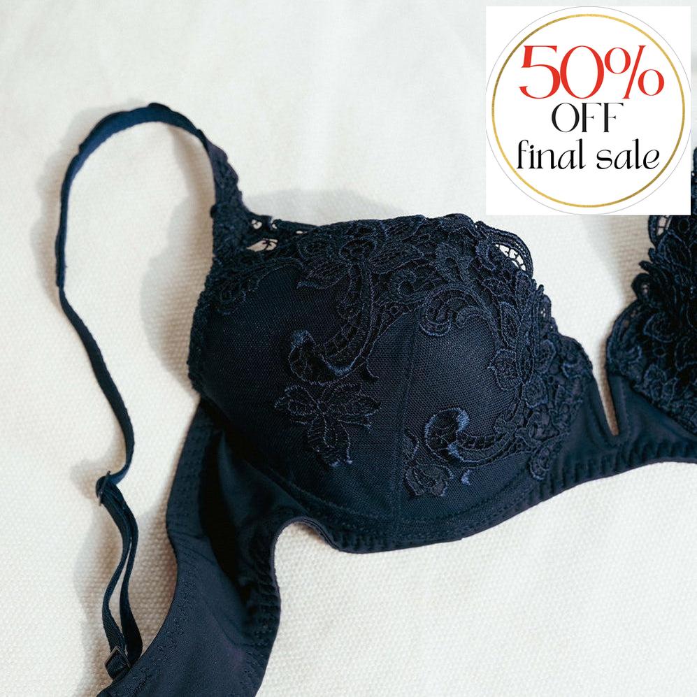 Simone Perele Saga Push Up Bra 15C340 in Blue Infini-Bras-Simone Perele-Blue Infini-32-C-Anna Bella Fine Lingerie, Reveal Your Most Gorgeous Self!