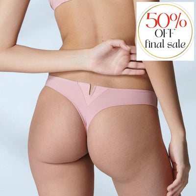 Simone Perele Saga Thong 15C700 in Verona Pink-Panties-Simone Perele-Verona Pink-Medium (3)-Anna Bella Fine Lingerie, Reveal Your Most Gorgeous Self!