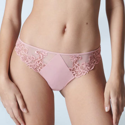 Simone Perele Saga Thong 15C700 in Verona Pink-Panties-Simone Perele-Verona Pink-Medium (3)-Anna Bella Fine Lingerie, Reveal Your Most Gorgeous Self!