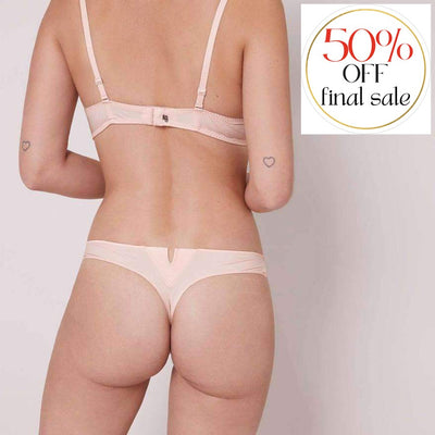 Simone Perele Saga Thong in Blush 15C700-Anna Bella Fine Lingerie-Blush-Medium (3)-