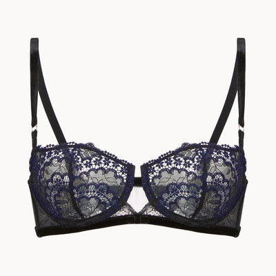 Simone Perele Scenario Half Cup Bra in Noir 1E3330-Anna Bella Fine Lingerie-Noir-32-B