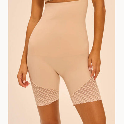 Simone Perele Subtile High Waist Shaper 19Y671 in Peau Rose-Shapewear-Simone Perele-Peau Rose-Large-Anna Bella Fine Lingerie, Reveal Your Most Gorgeous Self!