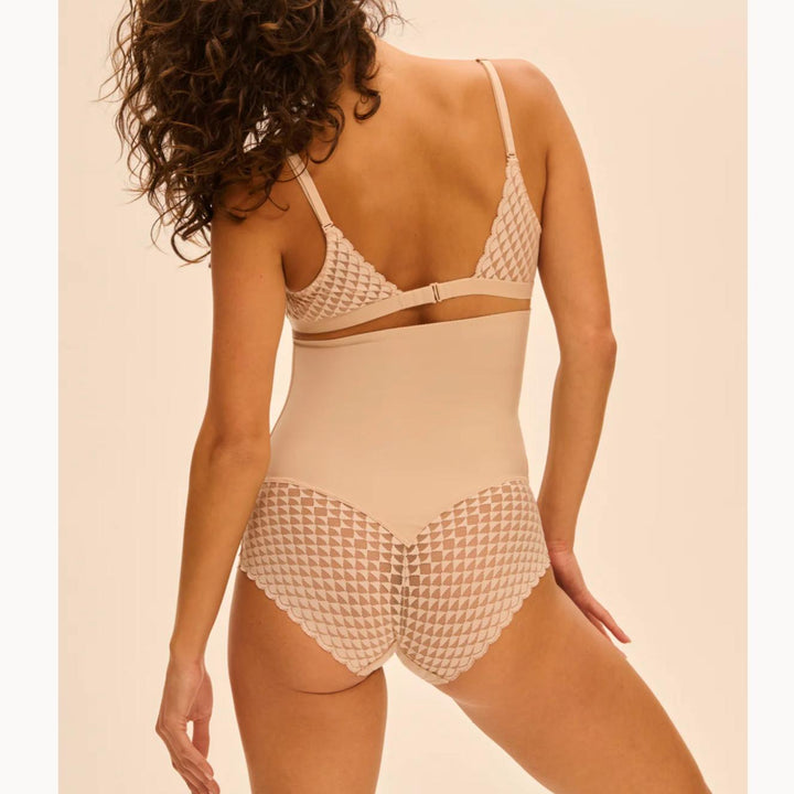 Simone Perele Subtile High Waist Shaper Brief 19Y774 in Peau Rose-Shapewear-Simone Perele-Peau Rose-Small-Anna Bella Fine Lingerie, Reveal Your Most Gorgeous Self!