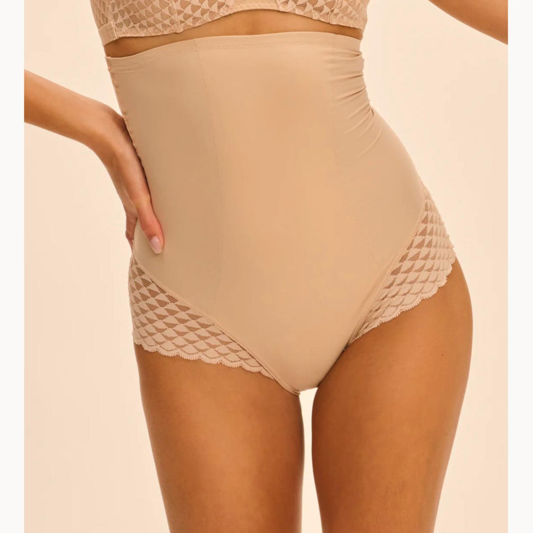 Simone Perele Subtile High Waist Shaper Brief 19Y774 in Peau Rose-Anna Bella Fine Lingerie-Peau Rose-Small-