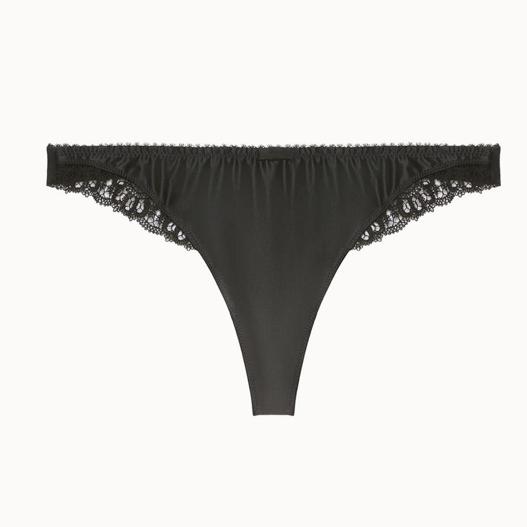 Simone Perele Symphonie Thong 1F3700 in Black-Panties-Simone Perele-Black-XSmall-Anna Bella Fine Lingerie, Reveal Your Most Gorgeous Self!