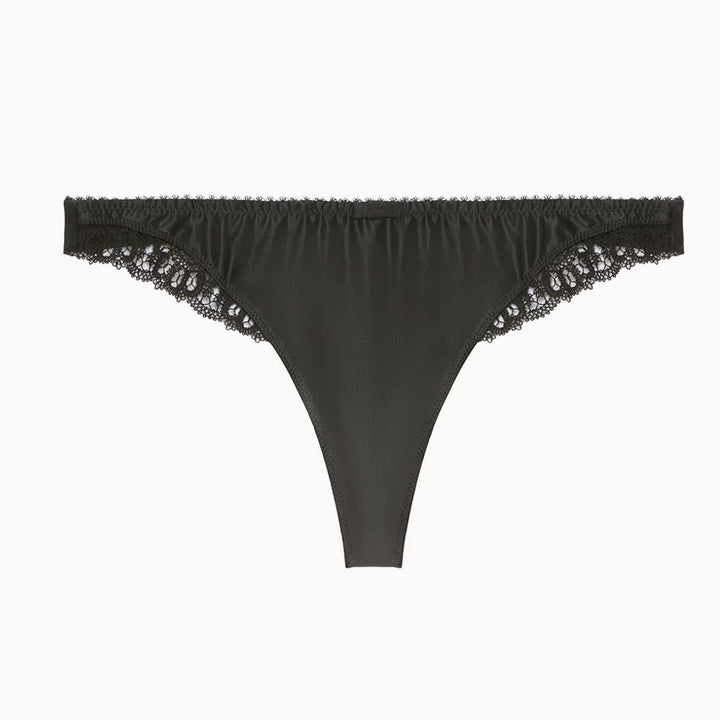 Simone Perele Symphonie Thong 1F3700 in Black-Panties-Simone Perele-Black-XSmall-Anna Bella Fine Lingerie, Reveal Your Most Gorgeous Self!