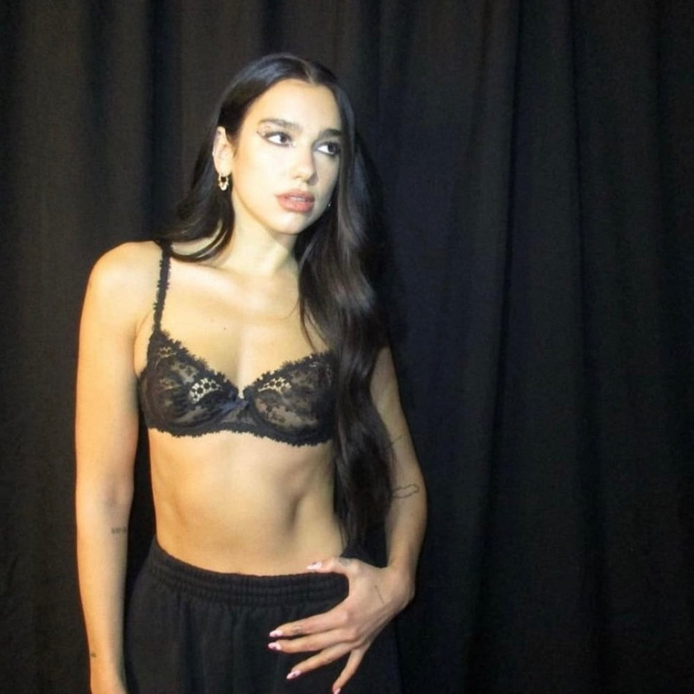 Simone Perele Wish Demi Cup Bra in Black 12B330-Bras-Simone Perele-Black-32-B-Anna Bella Fine Lingerie, Reveal Your Most Gorgeous Self!