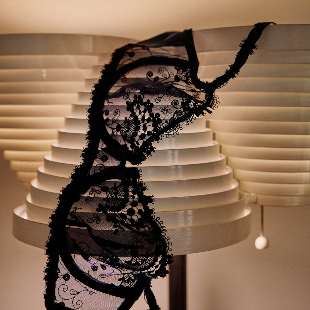 Simone Perele Wish Demi Cup Bra in Black 12B330-Bras-Simone Perele-Black-32-B-Anna Bella Fine Lingerie, Reveal Your Most Gorgeous Self!
