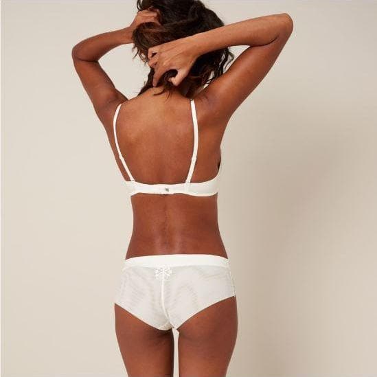 Simone Perele Wish Demi Cup Bra in Ivory 12B330-Bras-Simone Perele-Ivory-34-B-Anna Bella Fine Lingerie, Reveal Your Most Gorgeous Self!