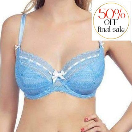 Tutti Rouge Liliana Bra B0721-Anna Bella Fine Lingerie-Blue/White-32-F