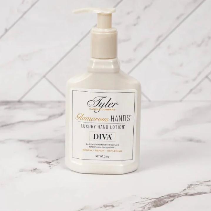 Tyler Candle Diva Luxury Hand Lotion 224g-Scent-Tyler Candle Company-Anna Bella Fine Lingerie, Reveal Your Most Gorgeous Self!