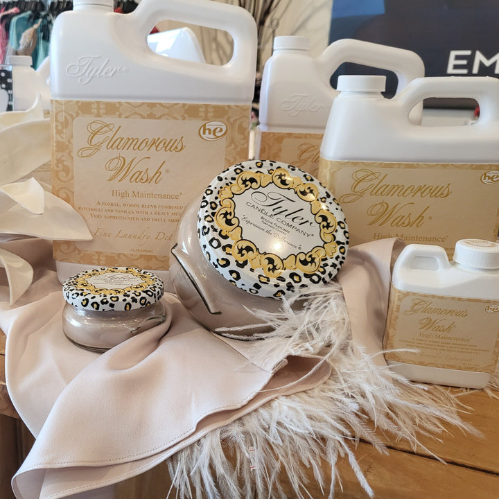 Tyler Candle Glamorous Wash in High Maintenance 112g / 4 oz.-Delicate Wash-Tyler Candle Company-Anna Bella Fine Lingerie, Reveal Your Most Gorgeous Self!