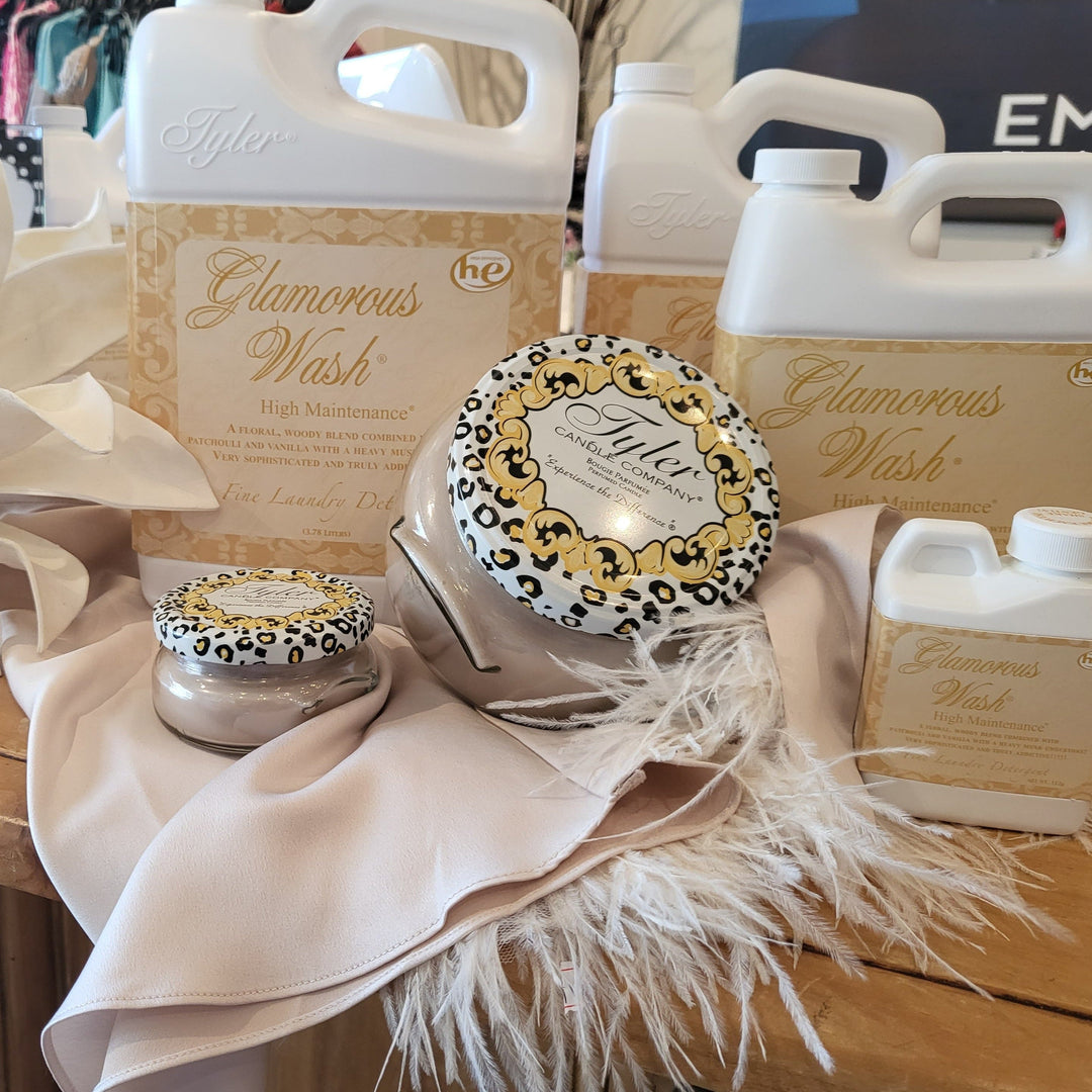 Tyler Candle Glamorous Wash in High Maintenance 907g / 32oz-Delicate Wash-Tyler Candle Company-Anna Bella Fine Lingerie, Reveal Your Most Gorgeous Self!