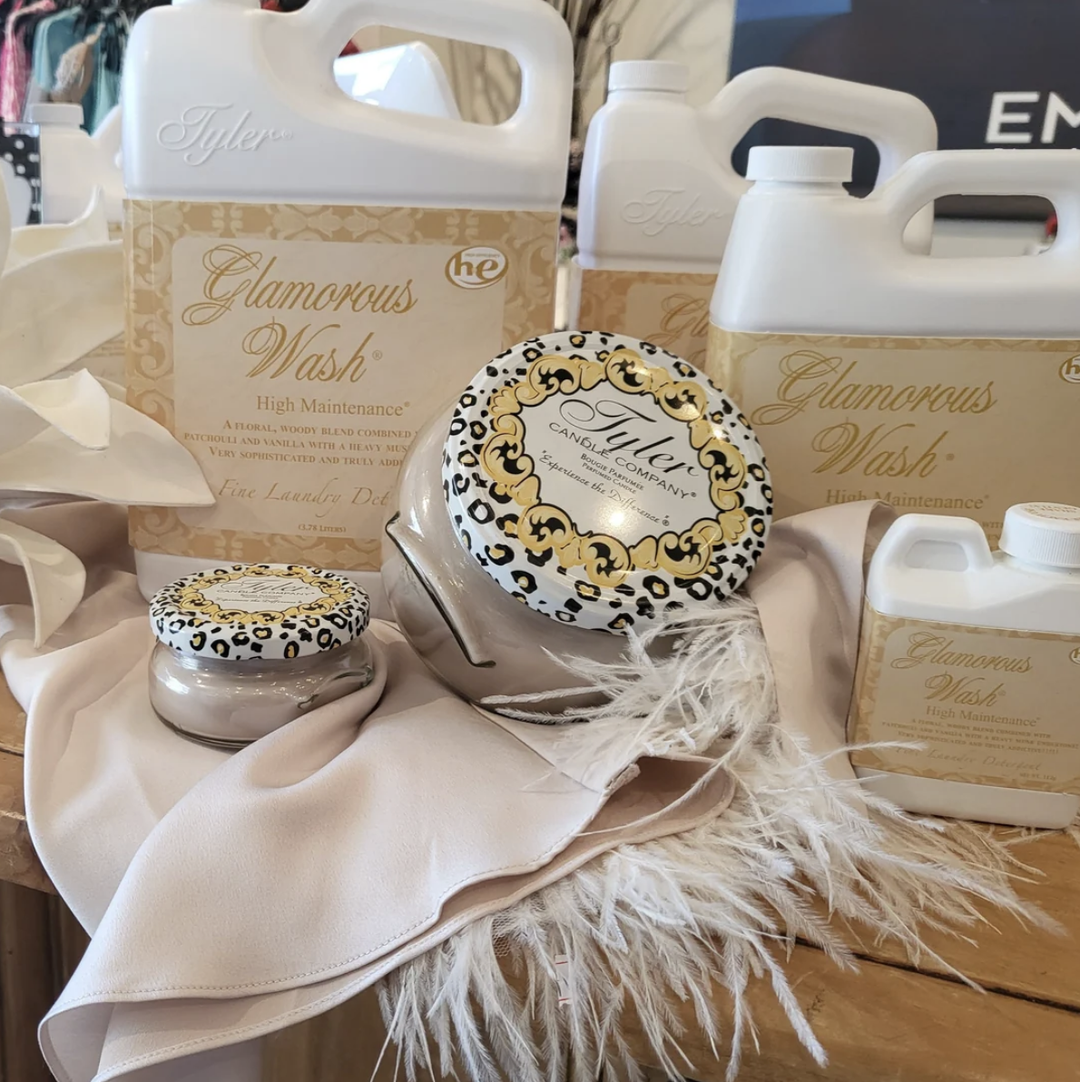 Tyler Candle Glamorous Wash in High Maintenance Scent-Delicate Wash-Tyler Candle Company-4 oz (112 grams)-Anna Bella Fine Lingerie, Reveal Your Most Gorgeous Self!