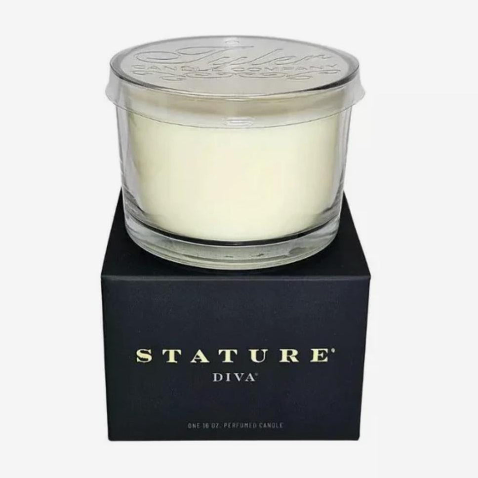 Tyler Candle Stature Candle in Diva Fragrance-Scent-Tyler Candle Company-Anna Bella Fine Lingerie, Reveal Your Most Gorgeous Self!