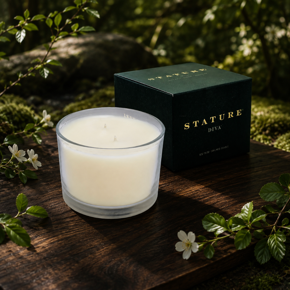 Tyler Candle Stature Candle in Diva Fragrance-Scent-Tyler Candle Company-Anna Bella Fine Lingerie, Reveal Your Most Gorgeous Self!