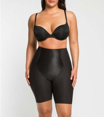 Va Bien Firm Control High Waist Leg Shaper 3757-Anna Bella Fine Lingerie-Black-Large-