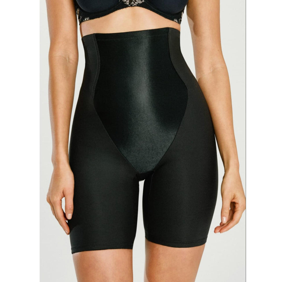 Va Bien Firm Control High Waist Leg Shaper 3757-Anna Bella Fine Lingerie-Black-Large-