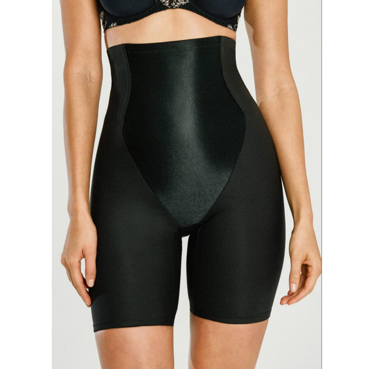 Va Bien Firm Control High Waist Leg Shaper 3757-Shapewear-Va Bien-Black-Large-Anna Bella Fine Lingerie, Reveal Your Most Gorgeous Self!