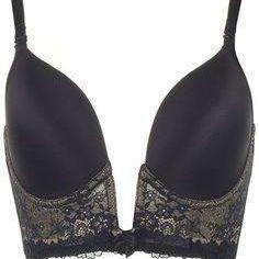 Va Bien Marquise Plunge Basque Convertible Longline Bra 2526-Anna Bella Fine Lingerie-Black-34-C