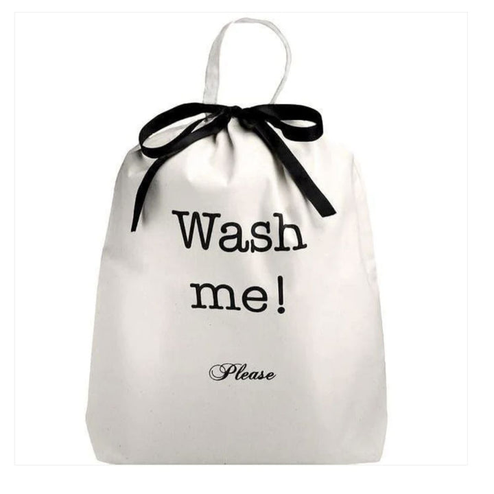 Wash Me Please Laundry Bag in Cream-Travel Accessories-Bag-All-Anna Bella Fine Lingerie, Reveal Your Most Gorgeous Self!